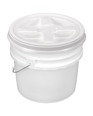 3.5 Gallon API Black Bucket with Gamma Seal Lid (red) 