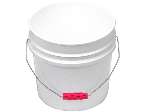 5 Gallon Food Grade BPA Free Pink Buckets with screw on lids (Pack of 2)