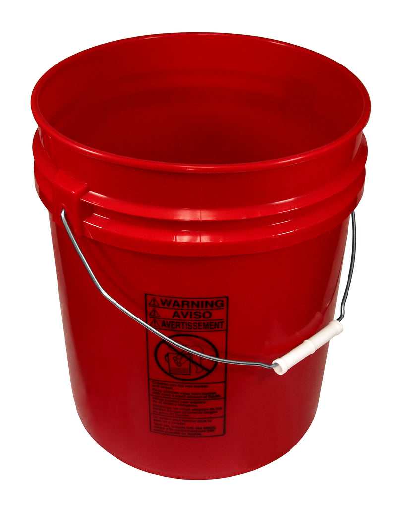 5 Gallon White Bucket with Oversized Ergonomic Grip – TankBarn