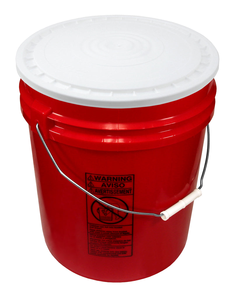 Food Grade 5 liter plastic bucket with handle and Lid Durable