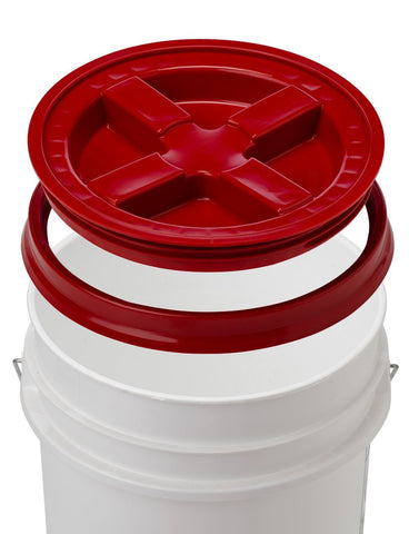 6 Gallon Utility VR Pail and Lid - Polyethylene Containers, Inc